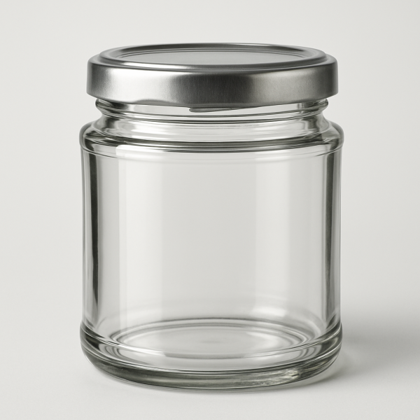 High-Quality Straight-Sided Glass Jar with Lug Cap