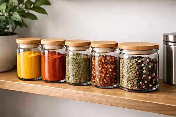Glass Spice Jars