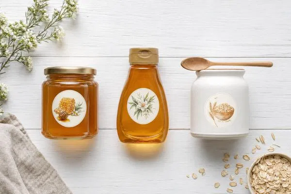 Comparison of glass, plastic, and ceramic food packaging jars