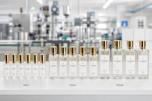wholesale perfume bottles 15ml 50ml 100ml OEM packaging line glass bottle supplier
